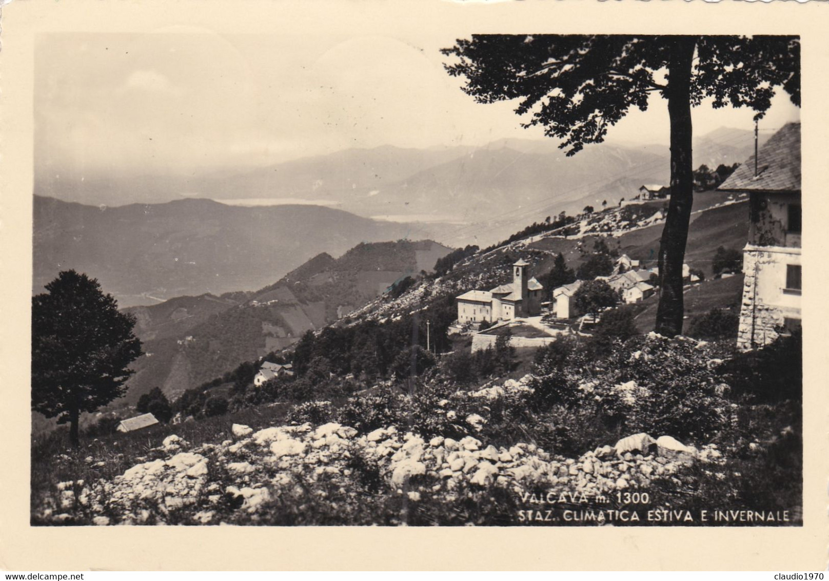 VALCAVA (LECCO) - CARTOLINA  - M. 1300 - STAZ. CLIMATICA ESTIVA E INVERTALE - VIAGGIATA PER MILANO - Lecco