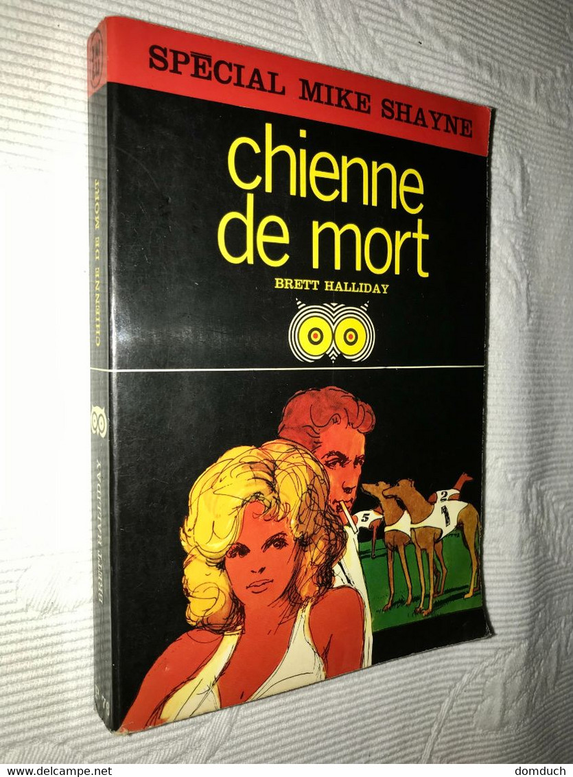 Collection LA CHOUETTE N° 76  Chienne De Mort  ​Bret HALLIDAY  Edition J’AI LU – 1968 - J'ai Lu