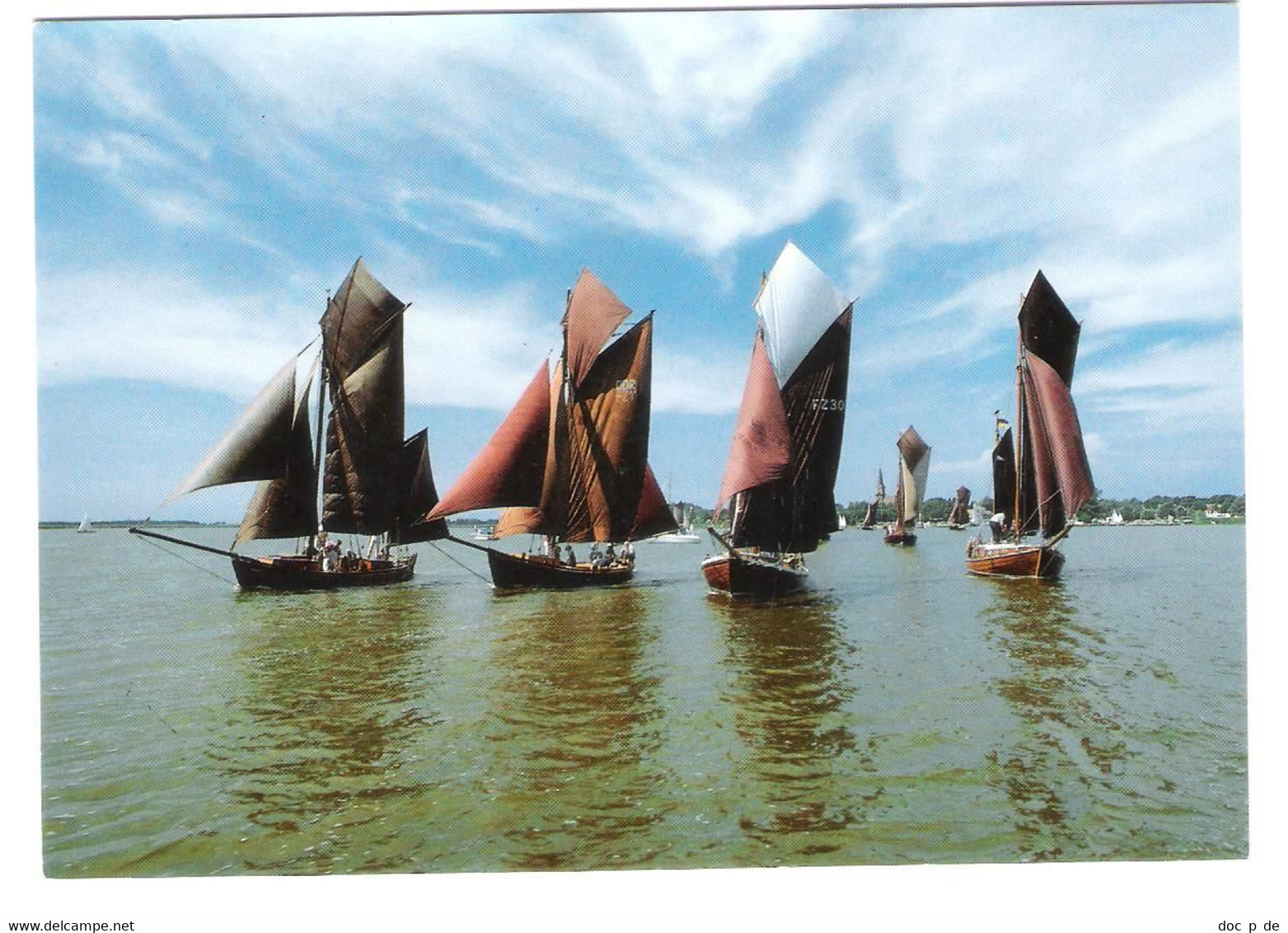 Deutschland - Halbinsel Fischland / Darss - Zeesenboot Zeesenboote Auf Dem Permien Vor Wustrow - Boote - Fischland/Darss