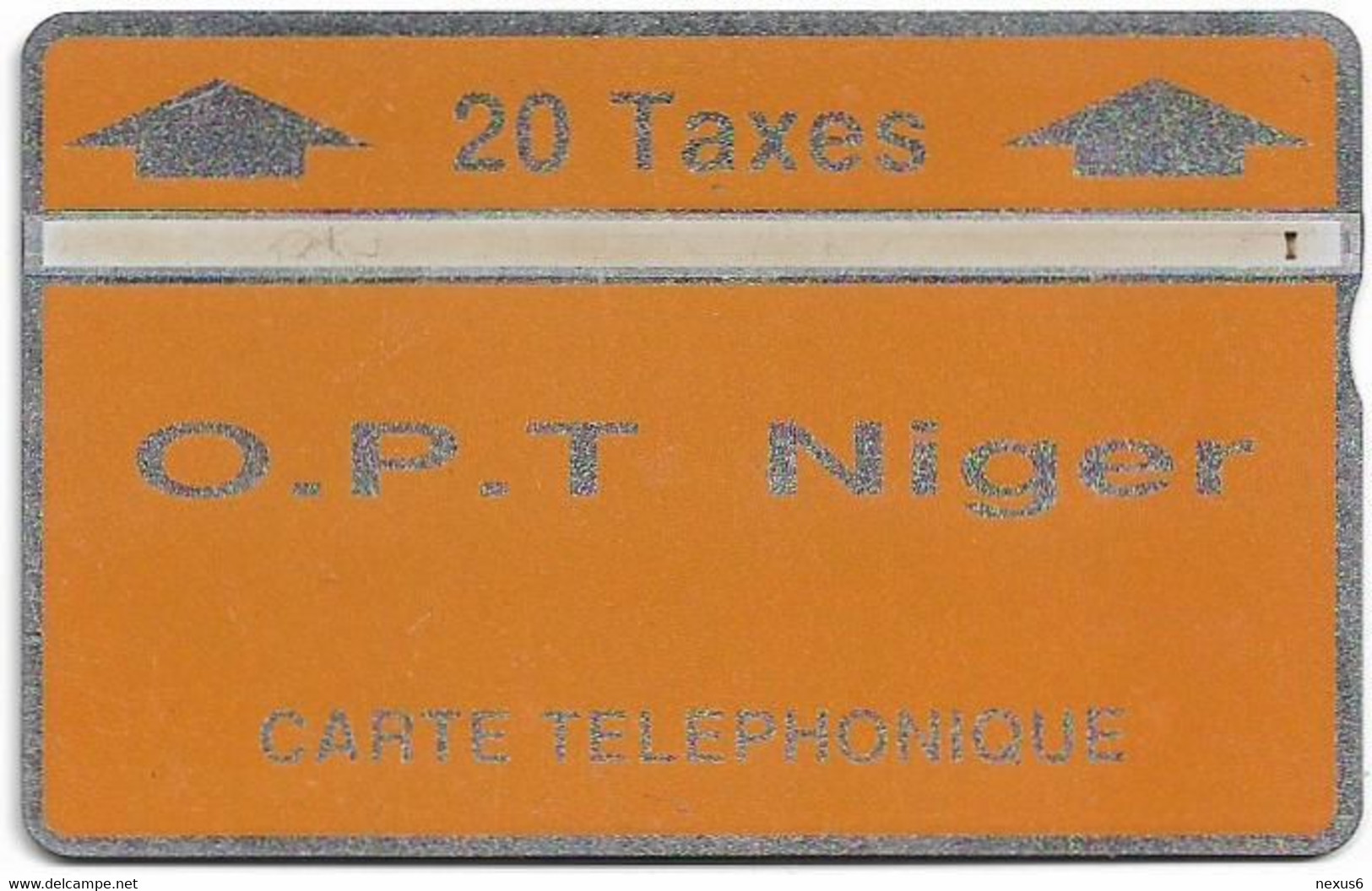 Niger - O.P.T. - L&G - Orange - 208B - 08.1992, 20Units, 2.000ex, Used - Niger