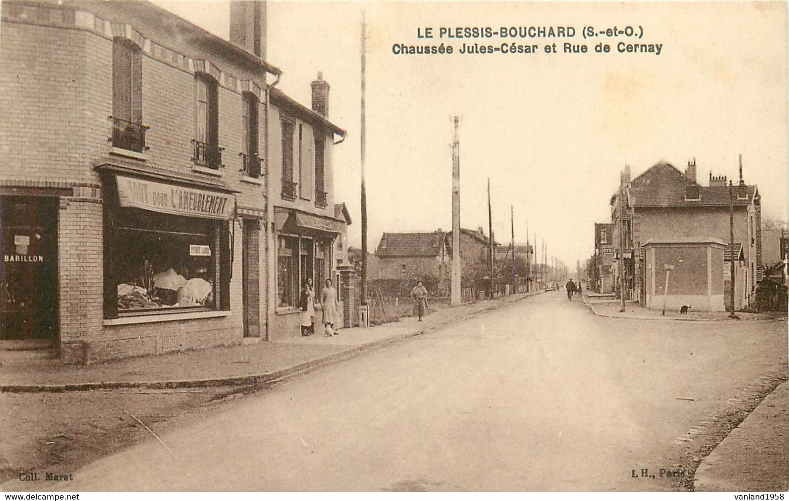 LE PLESSIS-BOUCHARD-chaussée Jules César Et Rue De Cernay - Le Plessis Bouchard