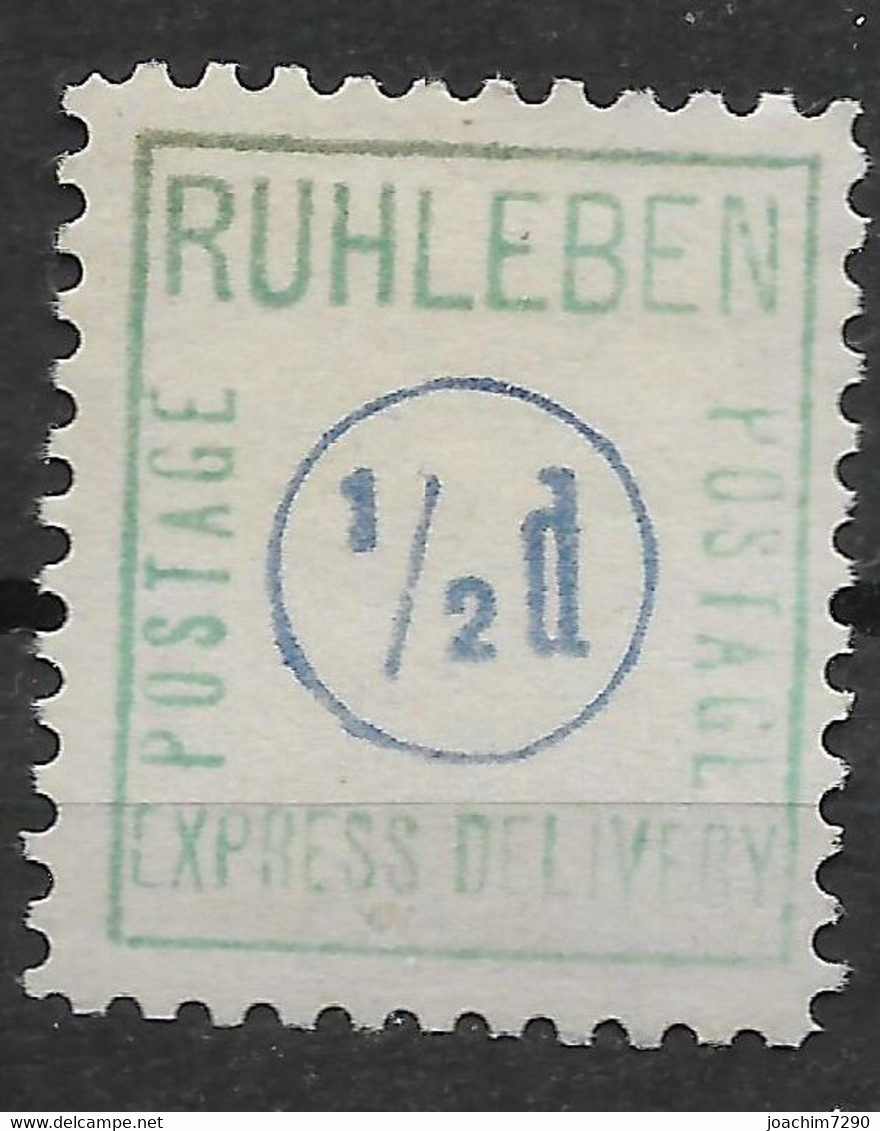 Privatpost Berlin, Schöner  Wert Der Lagerpost-Ausgabe Ruhleben Von 1915 - Private & Lokale Post