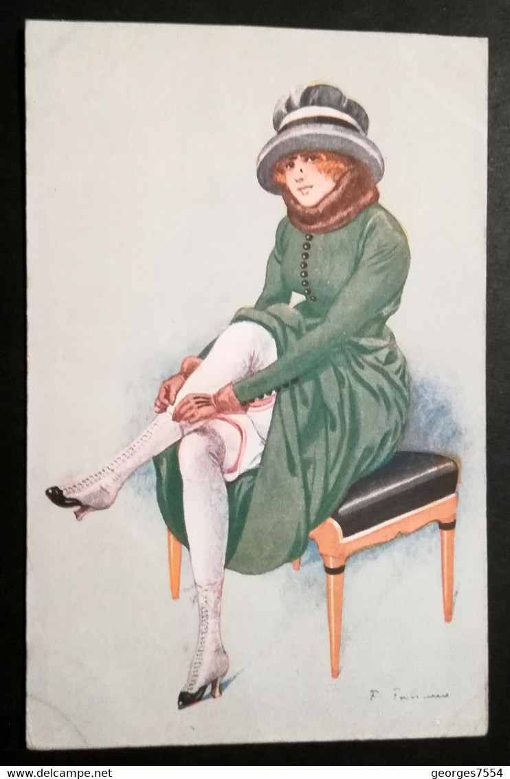 Carte Illustrée De FABAIANO - FEMME 1900 - MODE - Fabiano