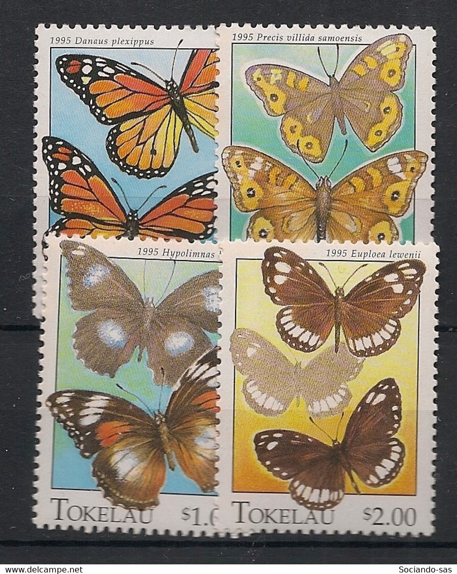 Tokelau - 1995 - N°Yv. 217 à 220 - Papillons / Butterflies - Neuf Luxe ** / MNH / Postfrisch - Butterflies