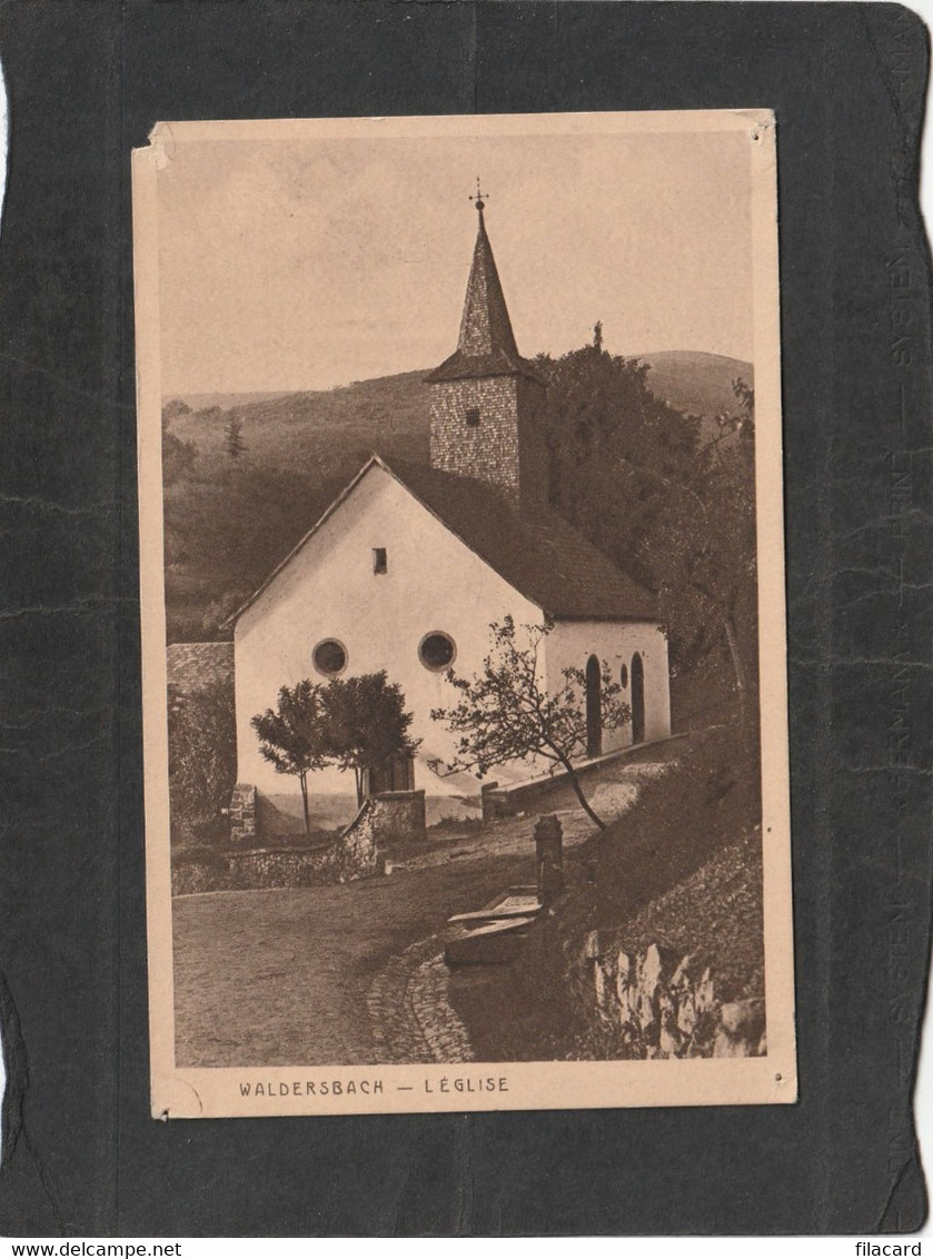 106717       Germania,  Waldersbach,  L"Eglise,  NV(scritta) - Cham