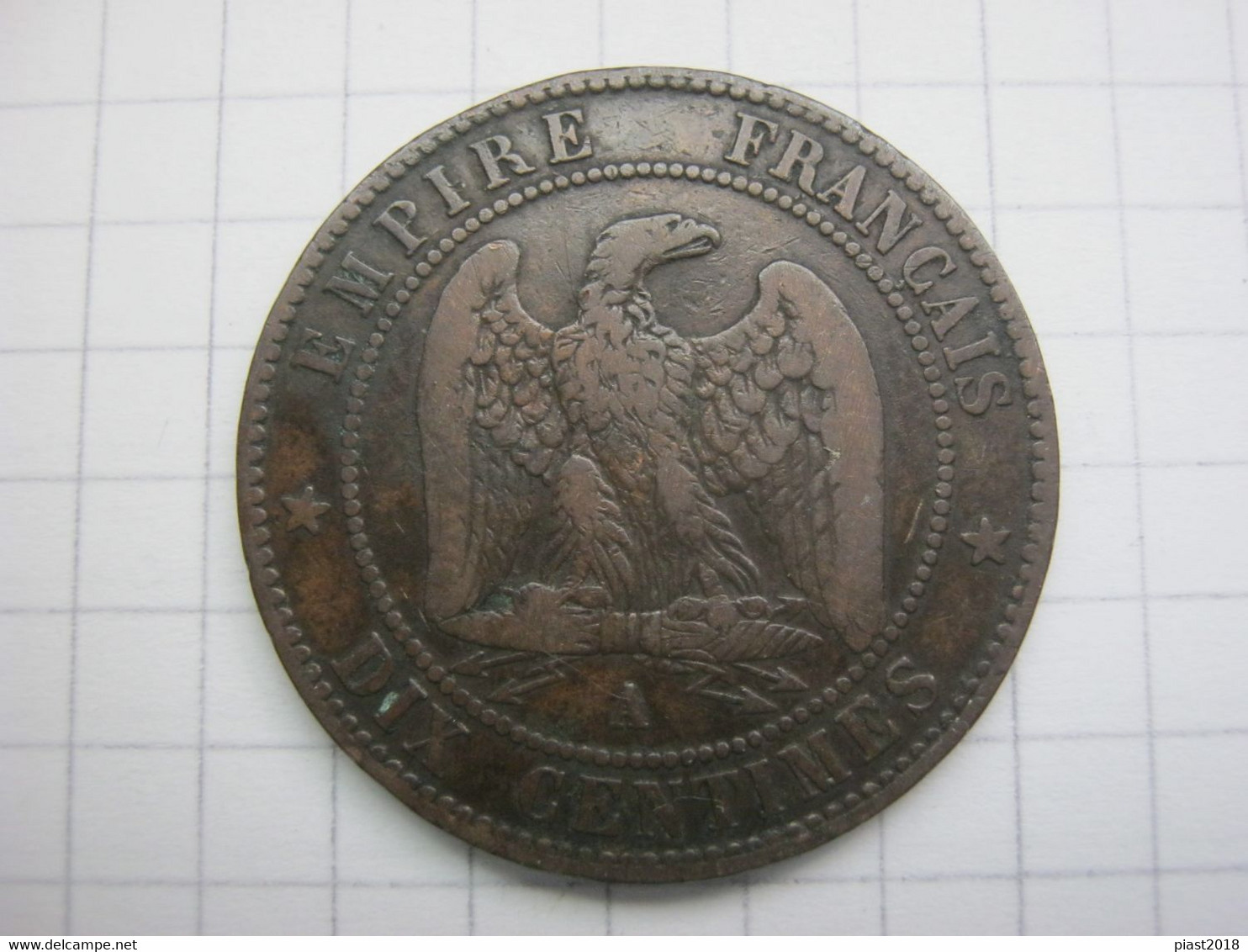 France 10 Centimes 1854 A - Otros & Sin Clasificación