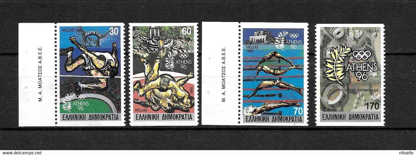 LOTE 2224 /// GRECIA 1989  YVERT Nº: 1699/1702  **MNH  ¡¡¡ OFERTA - LIQUIDATION - JE LIQUIDE !!! - Resistencia Nacional