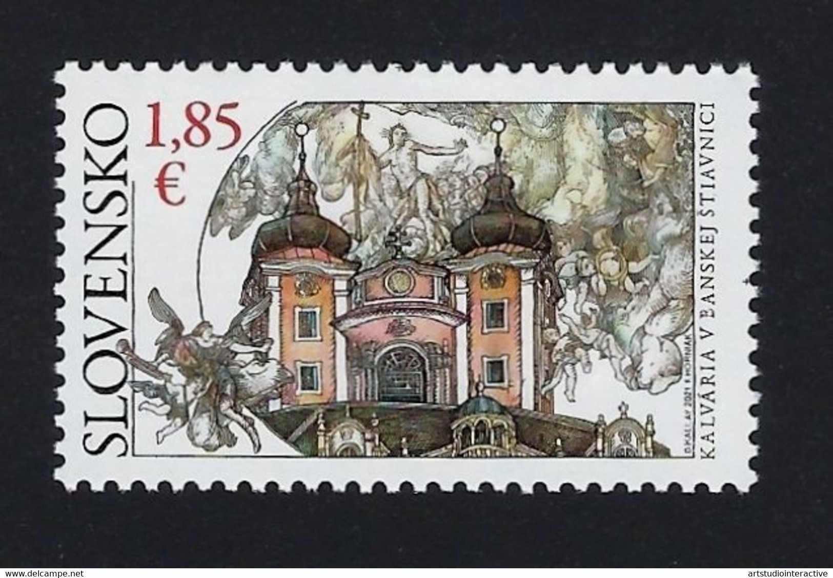 2021 SLOVACCHIA "MONTE CALVARIO DI BANSKA STIAVNICA" SINGOLO MNH - Unused Stamps