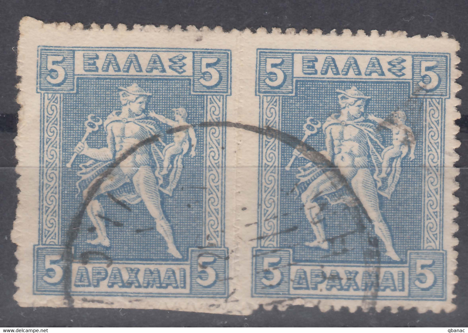 Greece 1911 Mi#171 Used Pair - Usados