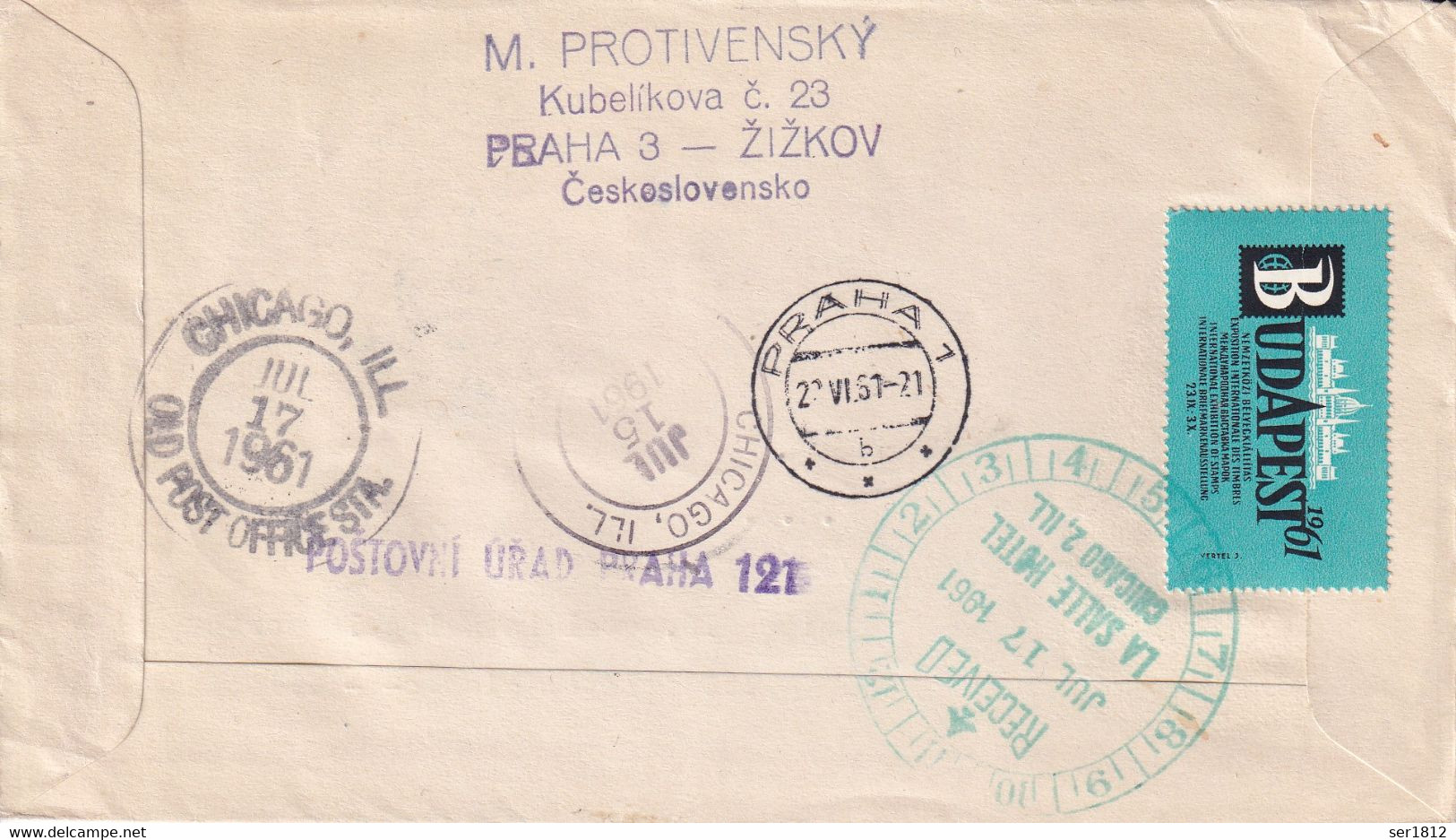 Czechoslovakia 1961 Cover  FDC GAGARIN PRAHA USA - Cartas & Documentos