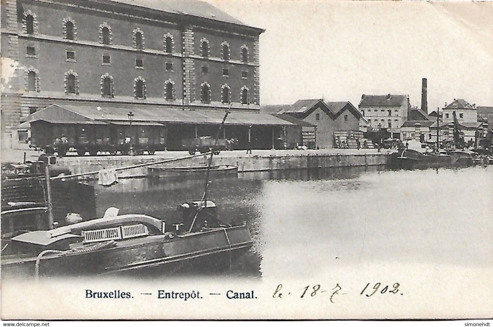 BRUXELLES - Entrepot - Canal - Transport (sea) - Harbour