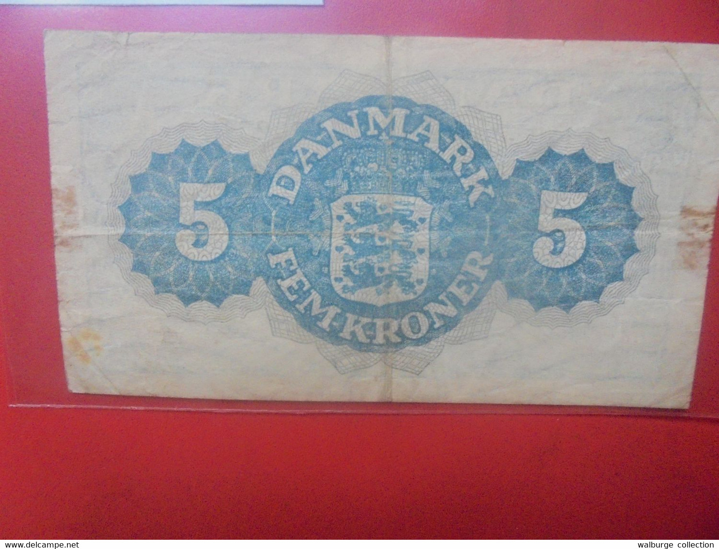 DANEMARK 5 KRONER 1947 Circuler (B.26) - Danemark