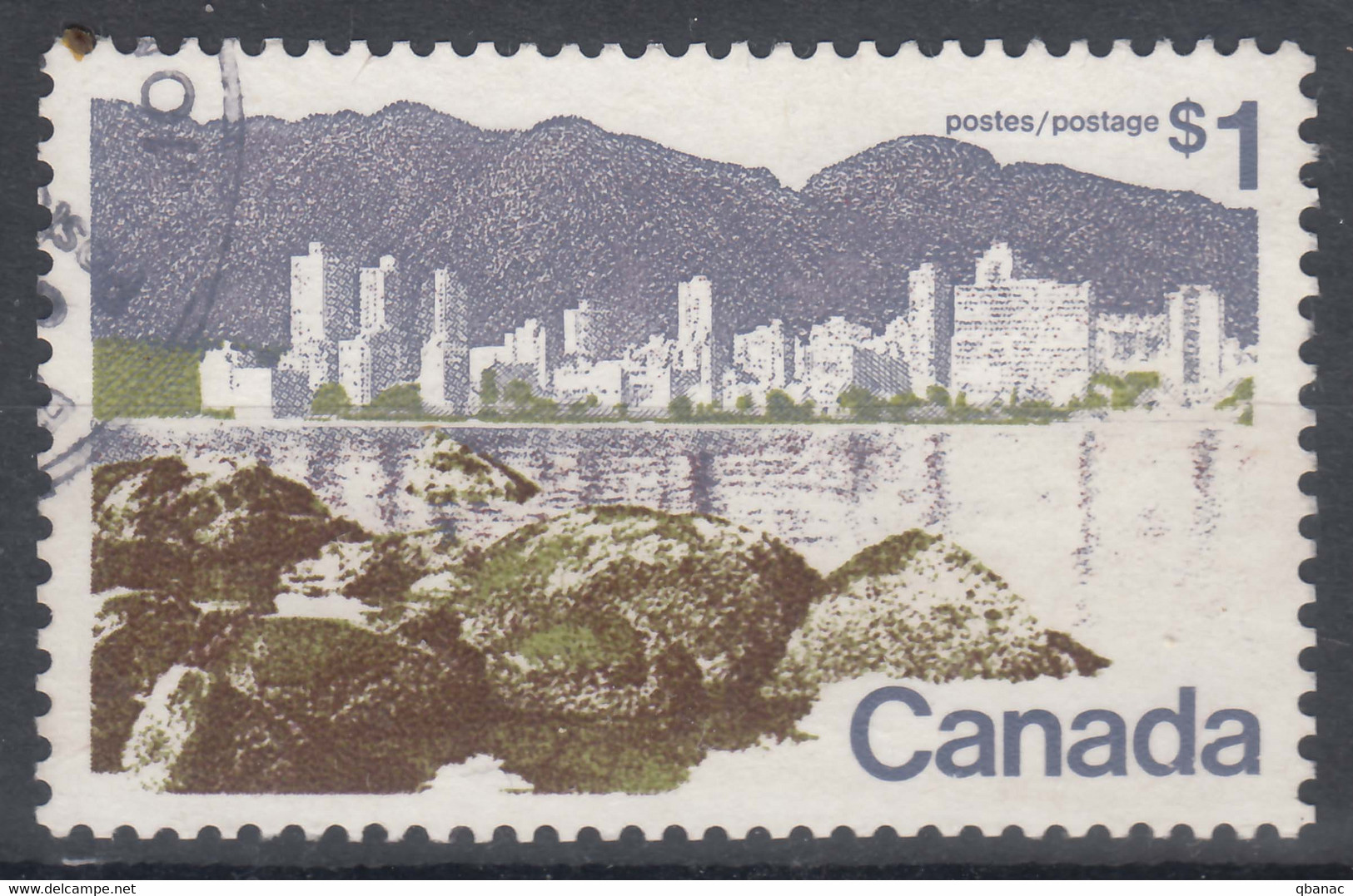 Canada 1972 Mi# 496 Y (fluo Lines) Used - Used Stamps