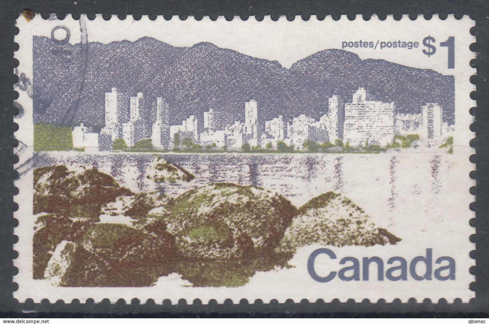 Canada 1972 Mi# 496 Y (fluo Lines) Used - Oblitérés