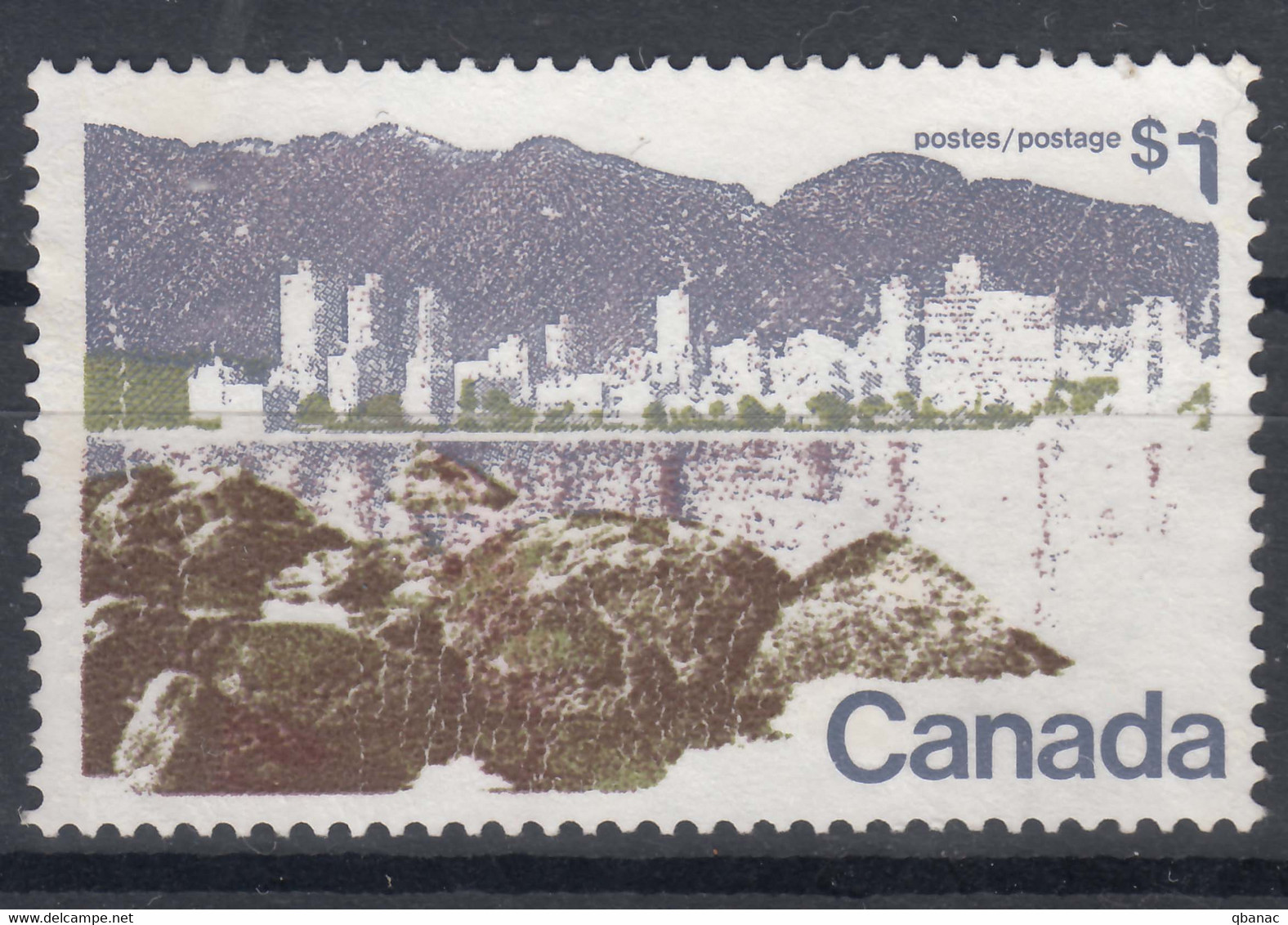 Canada 1972 Mi# 496 Y (fluo Lines) Used - Oblitérés