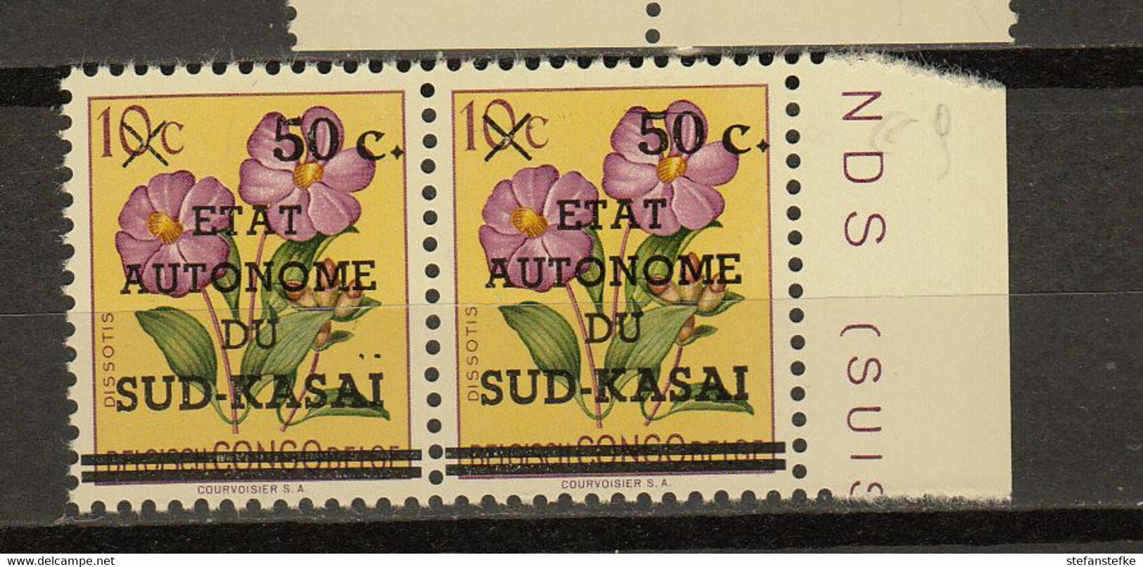 Zuid-Kasai Ocb Nr :  4  ** MNH (zie  Scan)  Sans Point Sur Le I - Sud-Kasaï