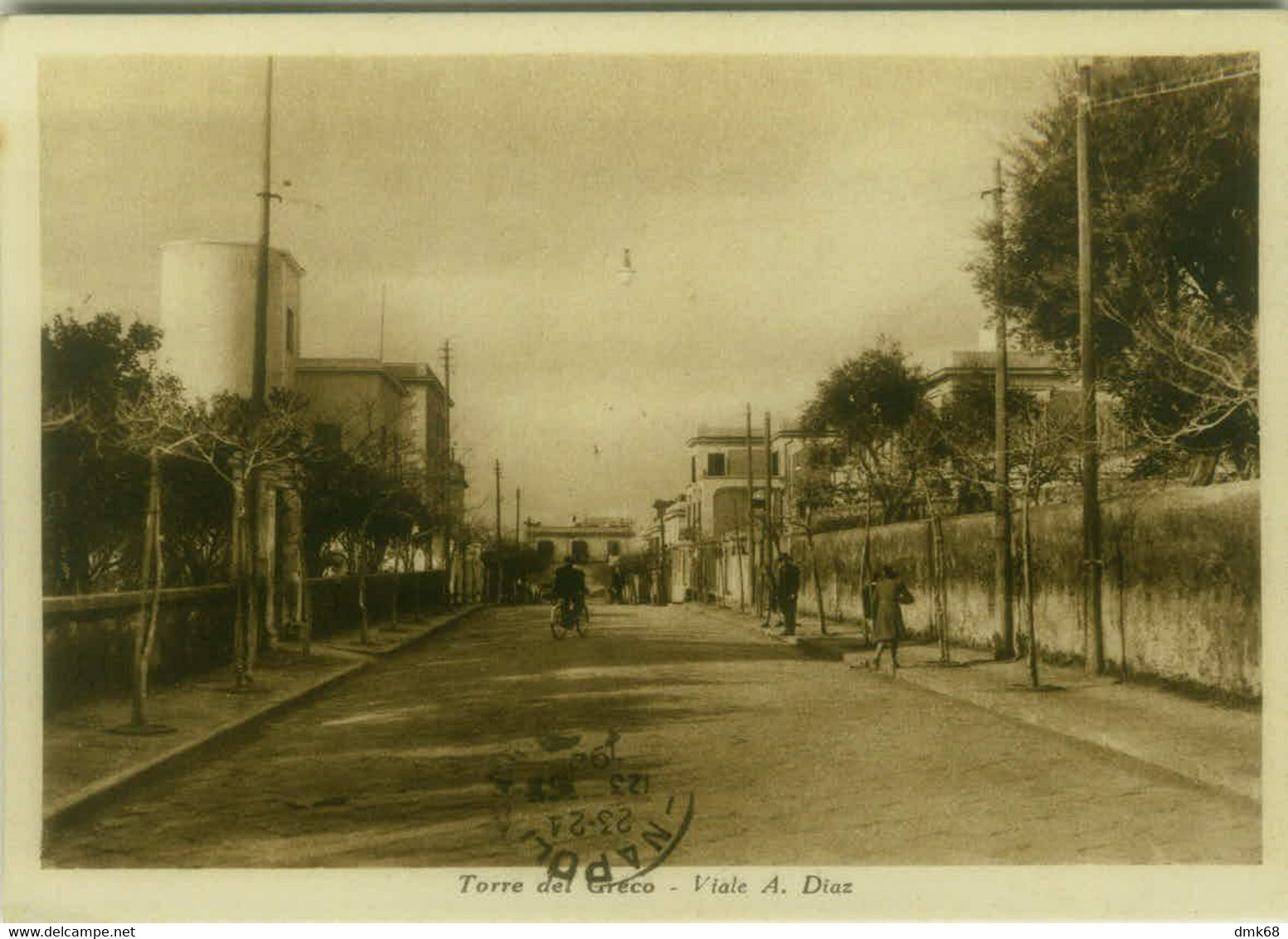 TORRE DE L GRECO - VIALE A. DIAZ  - EDIZIONE F.A. - SPEDITA 1947  ( 8742) - Torre Del Greco