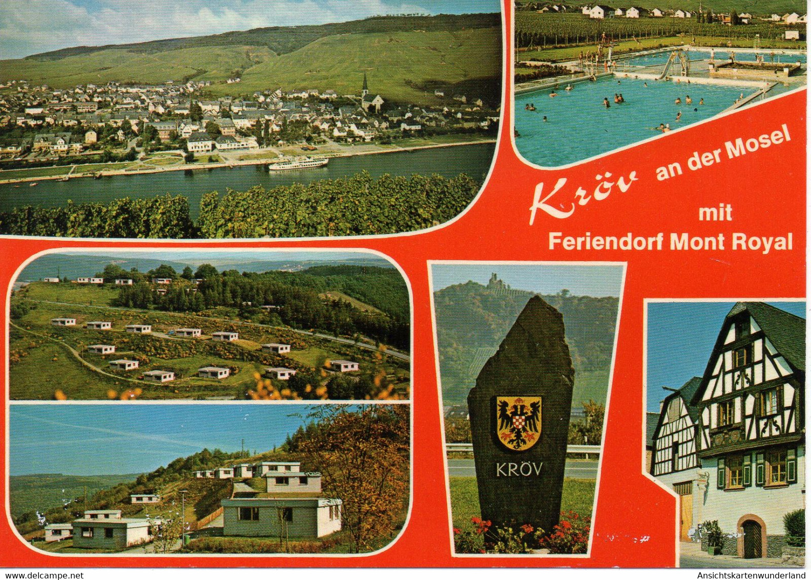 011410  Kröv An Der Mosel Mit Feriendorf Mont Royal - Mehrbildkarte - Kroev