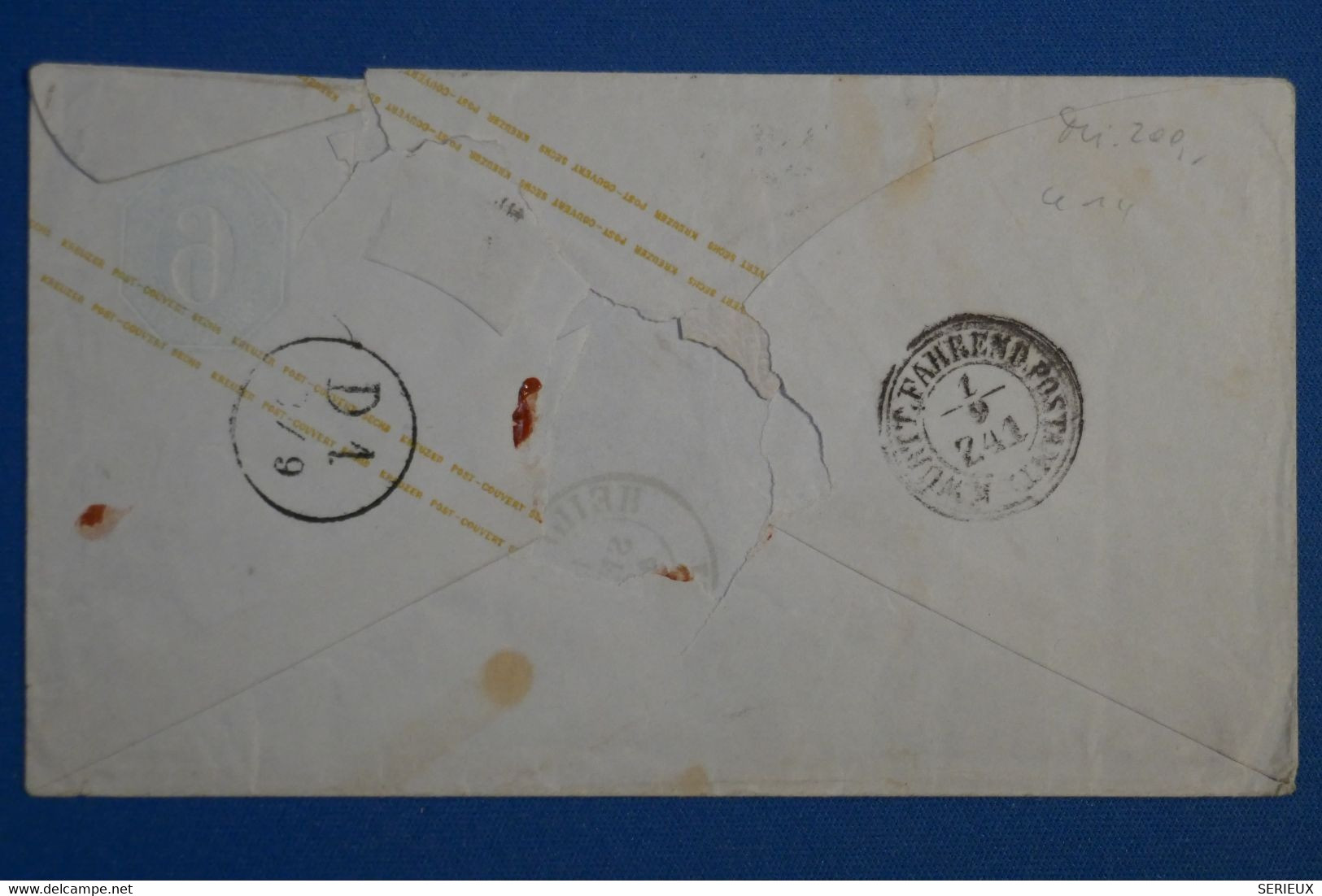 P20 WUTTENBERG BELLE LETTRE 1865 HEILBRONN POUR FRANKFURT + AFFRANCH INTERESSANT - Ganzsachen