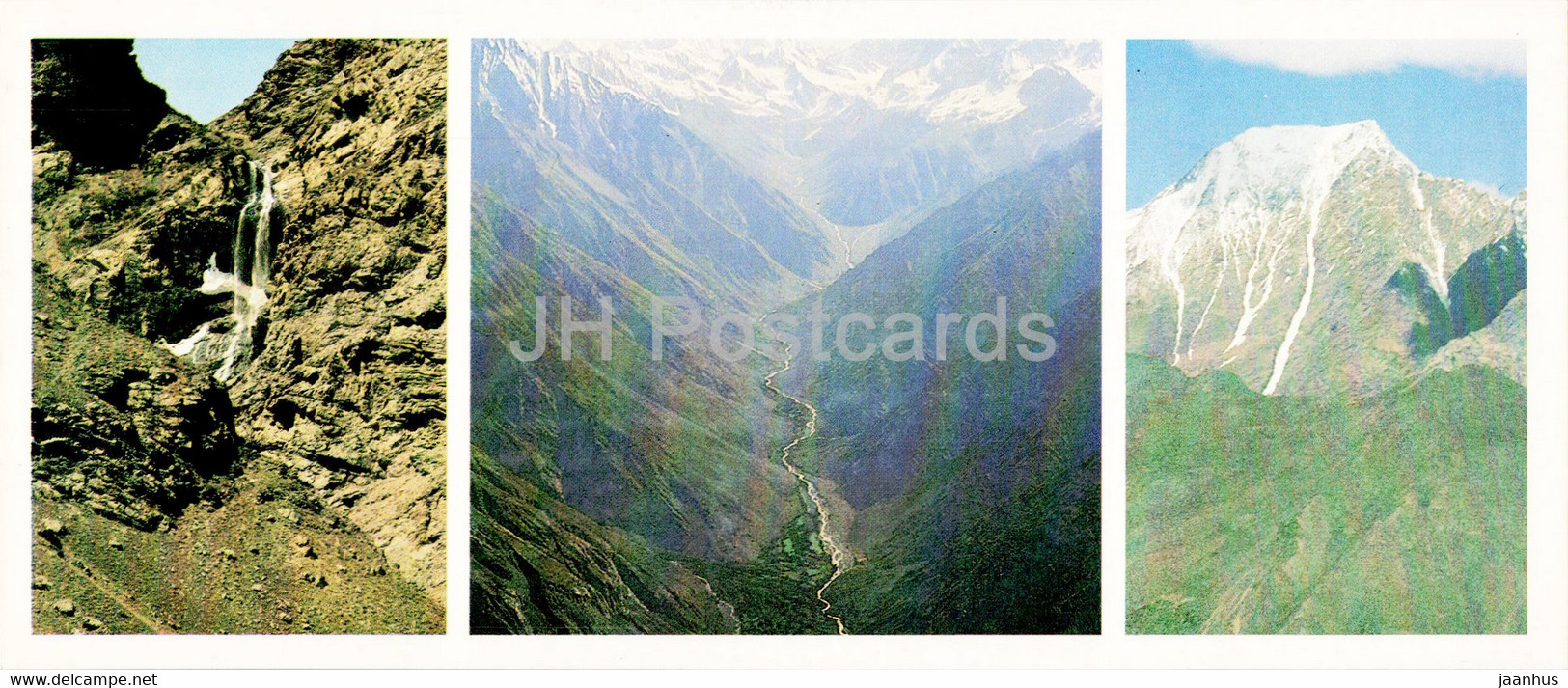 Pamir - Gorno-Badakhshan - Waterfall - River - Peak - 1985 - Tajikistan USSR - Unused - Tadschikistan