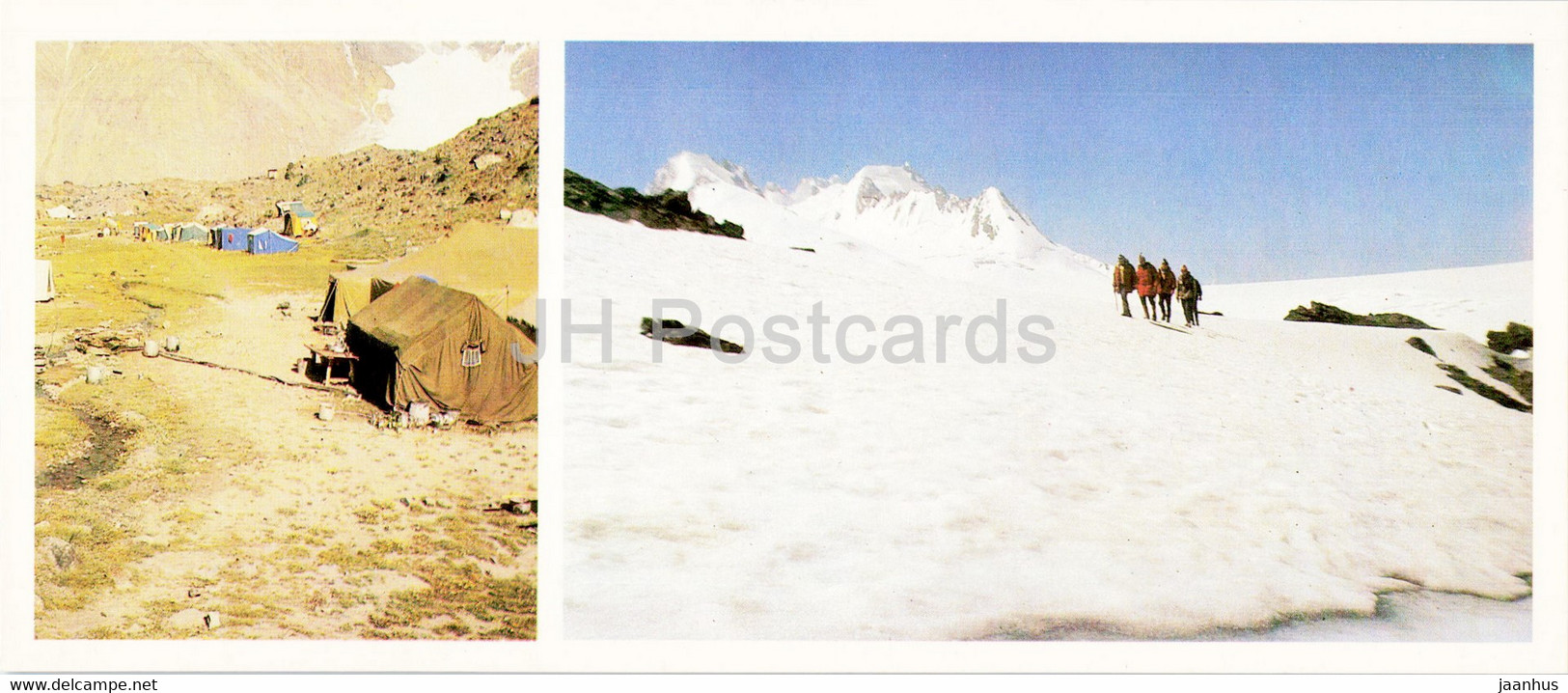 Pamir - Gorno-Badakhshan - International Climbing Camp At The Foot Of Communism Peak - 1985 - Tajikistan USSR - Unused - Tadjikistan