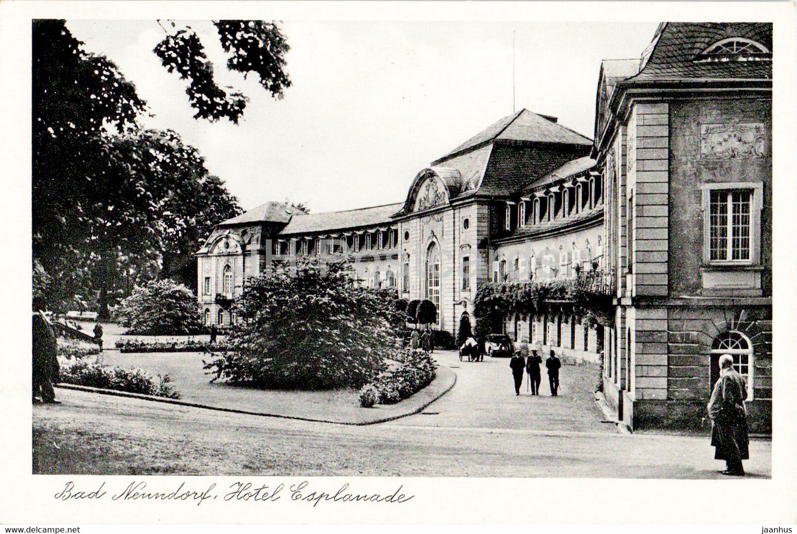 Bad Nenndorf - Hotel Esplanade - Old Postcard - 1955 - Germany - Used - Bad Nenndorf