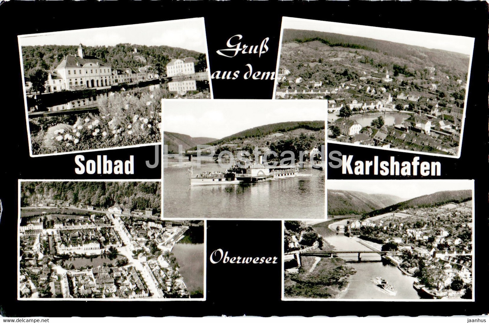 Gruss Aus Dem Oberweser - Solbad Karlshafen - Old Postcard - Germany - Unused - Bad Karlshafen