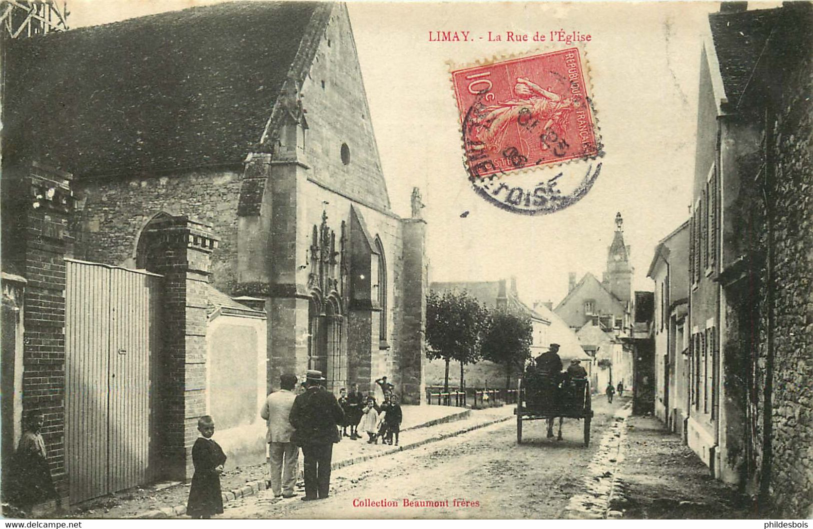 YVELINES  LIMAY Rue De L'église - Limay