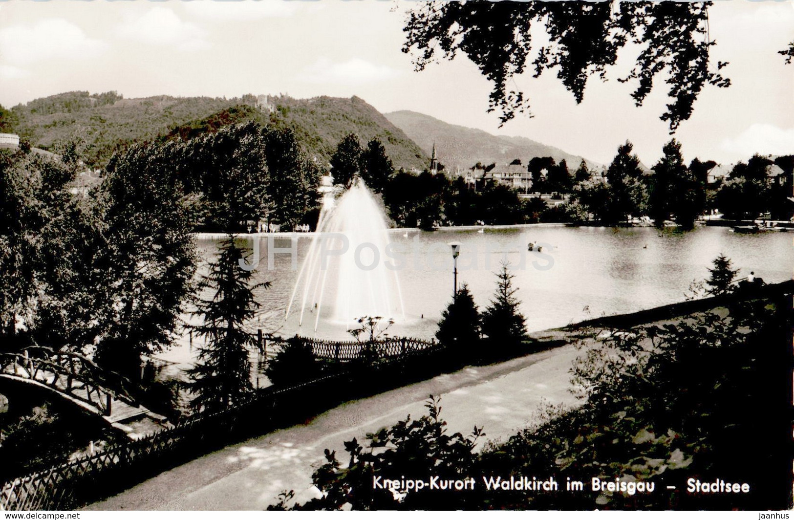 Kneipp Kurort - Waldkirch Im Breisgau - Stadtsee - Old Postcard - Germany - Used - Waldkirch