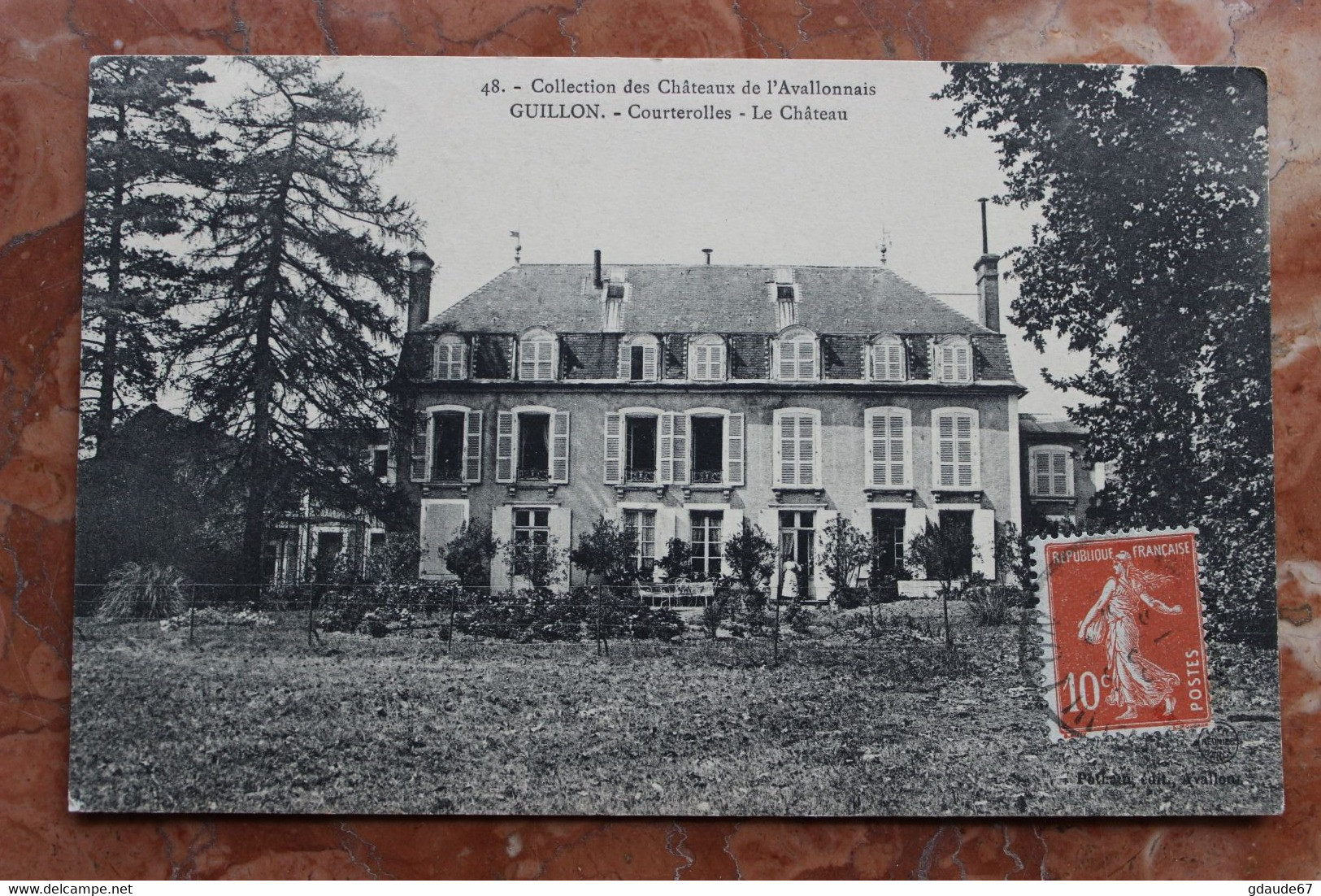 GUILLON (89) - COLLECTION DES CHÂTEAUX DE L'AVALLONNAIS - COURTEROLLES - LE CHÂTEAU - Guillon