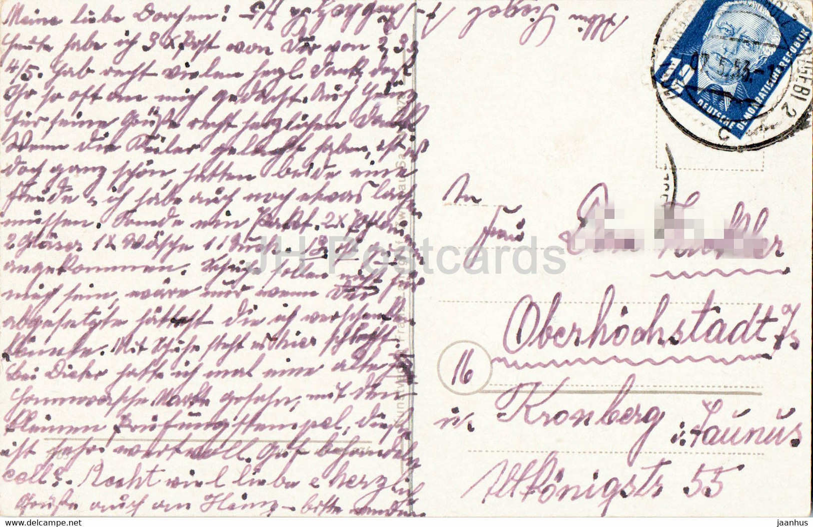 Wolkenstein - Erzgeb - Old Postcard - Germany - DDR - Used - Wolkenstein