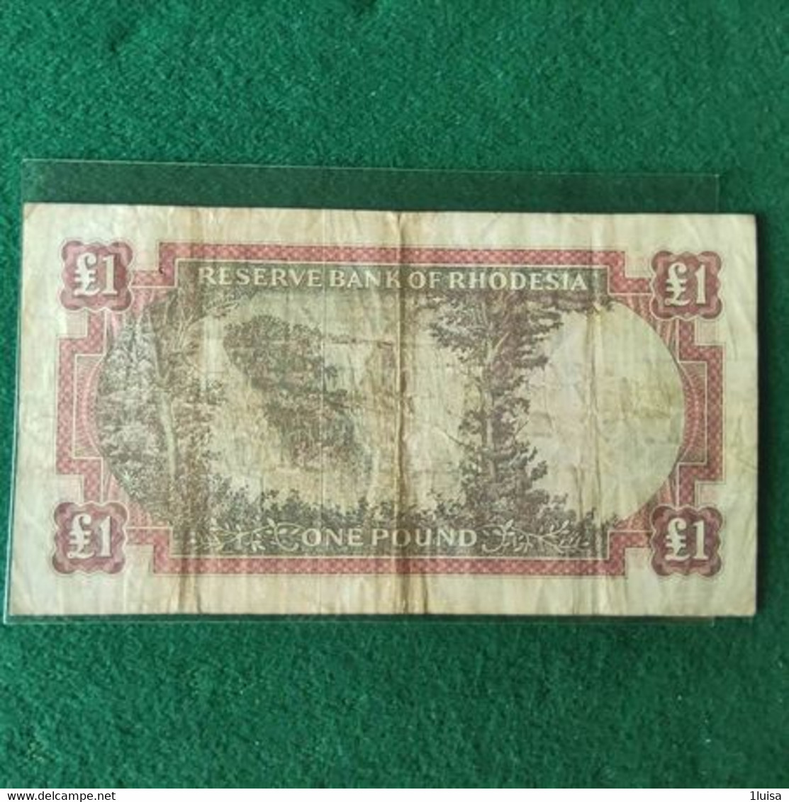 RHODESIA 1 POUND 1968 - Rhodesië