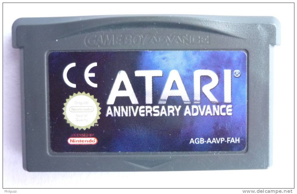 JEU NINTENDO GAME BOY  ADVANCE - ATARY ANIVERSARY ADVANCE - Nintendo Game Boy