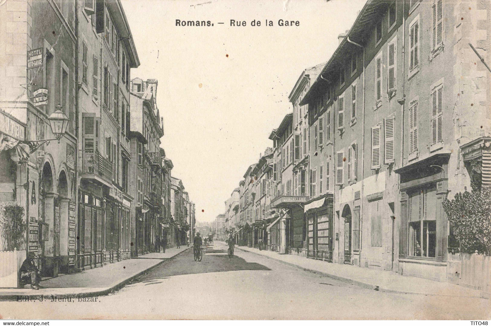 FRANCE-26 DROME - ROMANS - Rue De La Gare - Romans Sur Isere