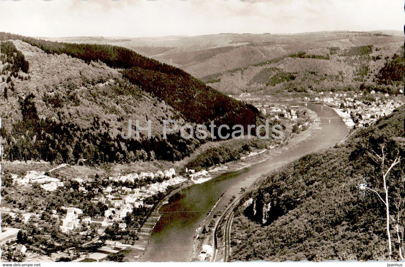 Luftkurort Rockenau - Old Postcard - 1956 - Germany - Used - Eberbach