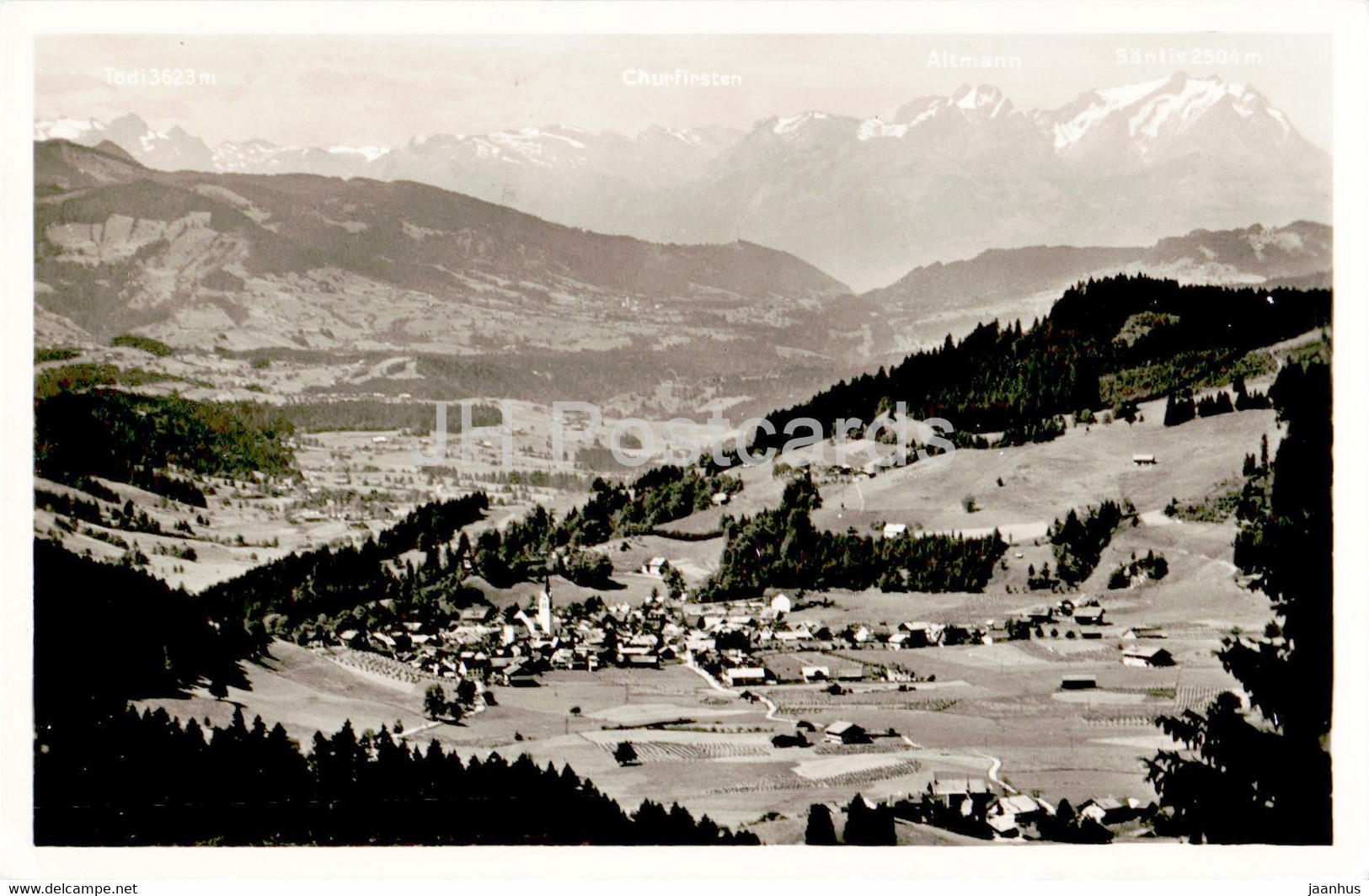 Oberstaufen I Allgau - Blick V D Juget A D Ort - Old Postcard - 1954 - Germany - Used - Oberstaufen