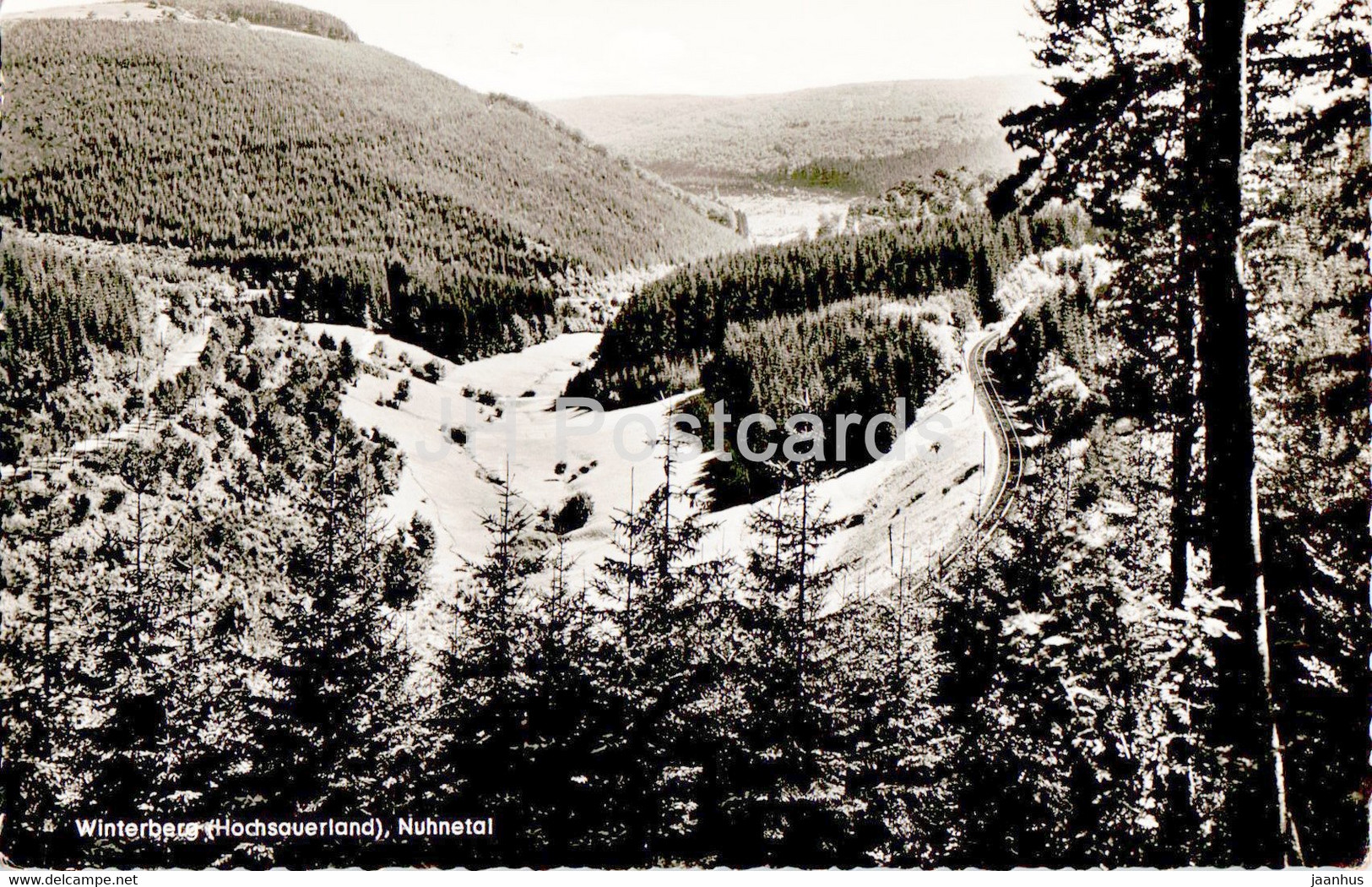 Winterberg - Nuhnetal - Hotel Restaurant Haus Hildegard - Old Postcard - Germany - Unused - Winterberg