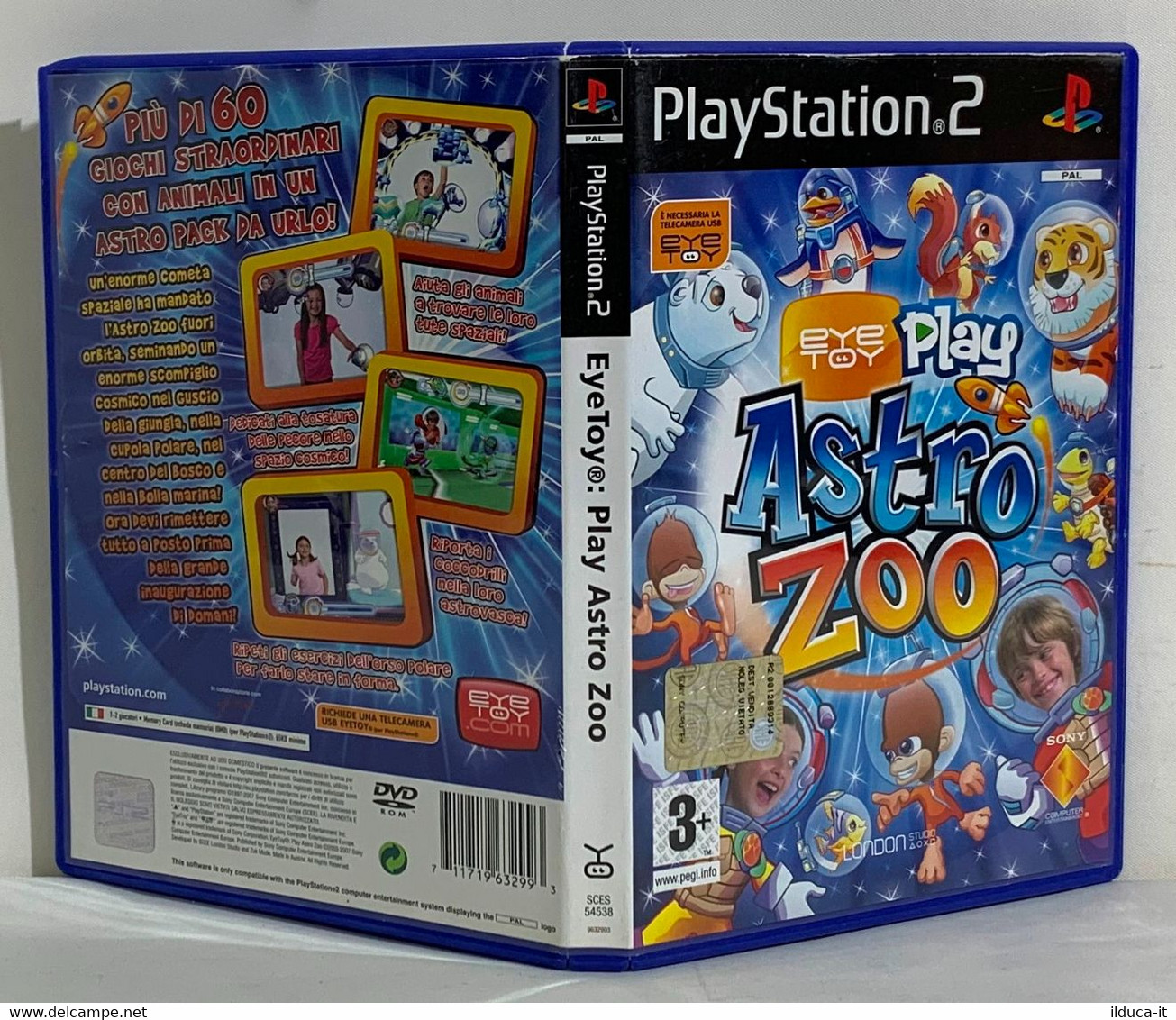 I102082 Play Station 2 / PS2 - Eye Toy Play ASTRO ZOO - 2007 - Playstation 2