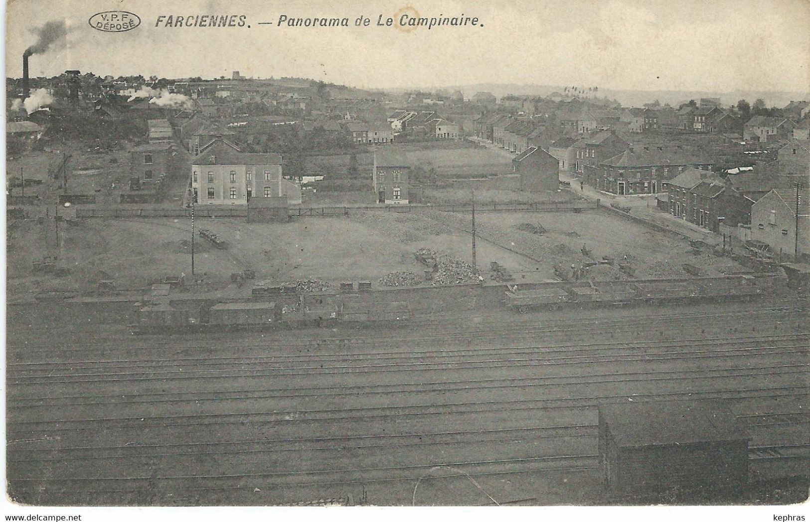 FARCIENNJES : Panorama De Le Campinaire - Cachet De La Poste 1914 - Farciennes