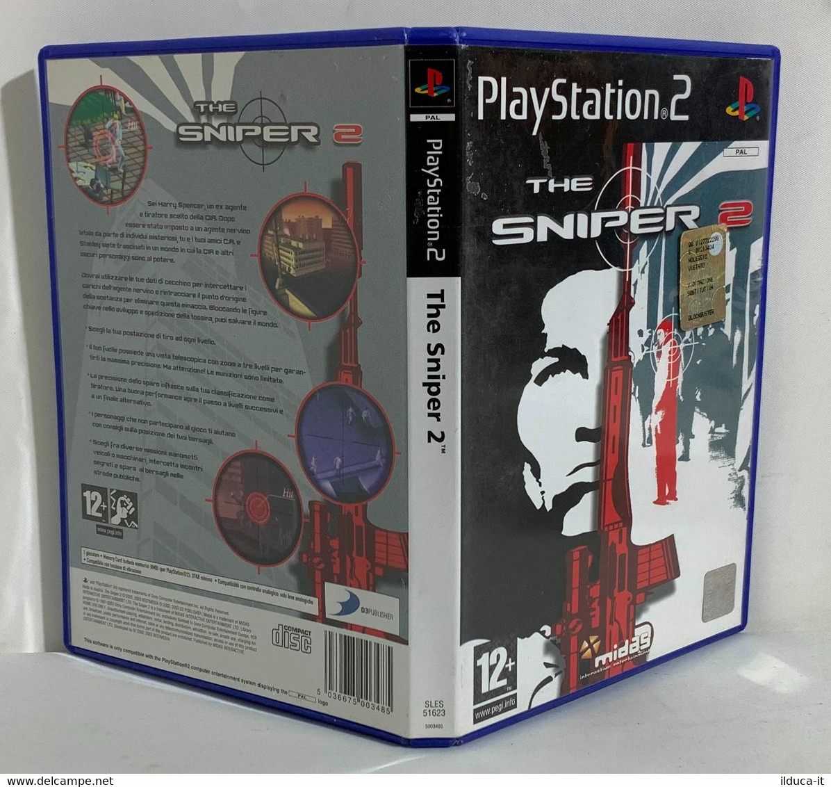 I102085 Play Station 2 / PS2 - THE SNIPER - Midas 2003 - Playstation 2