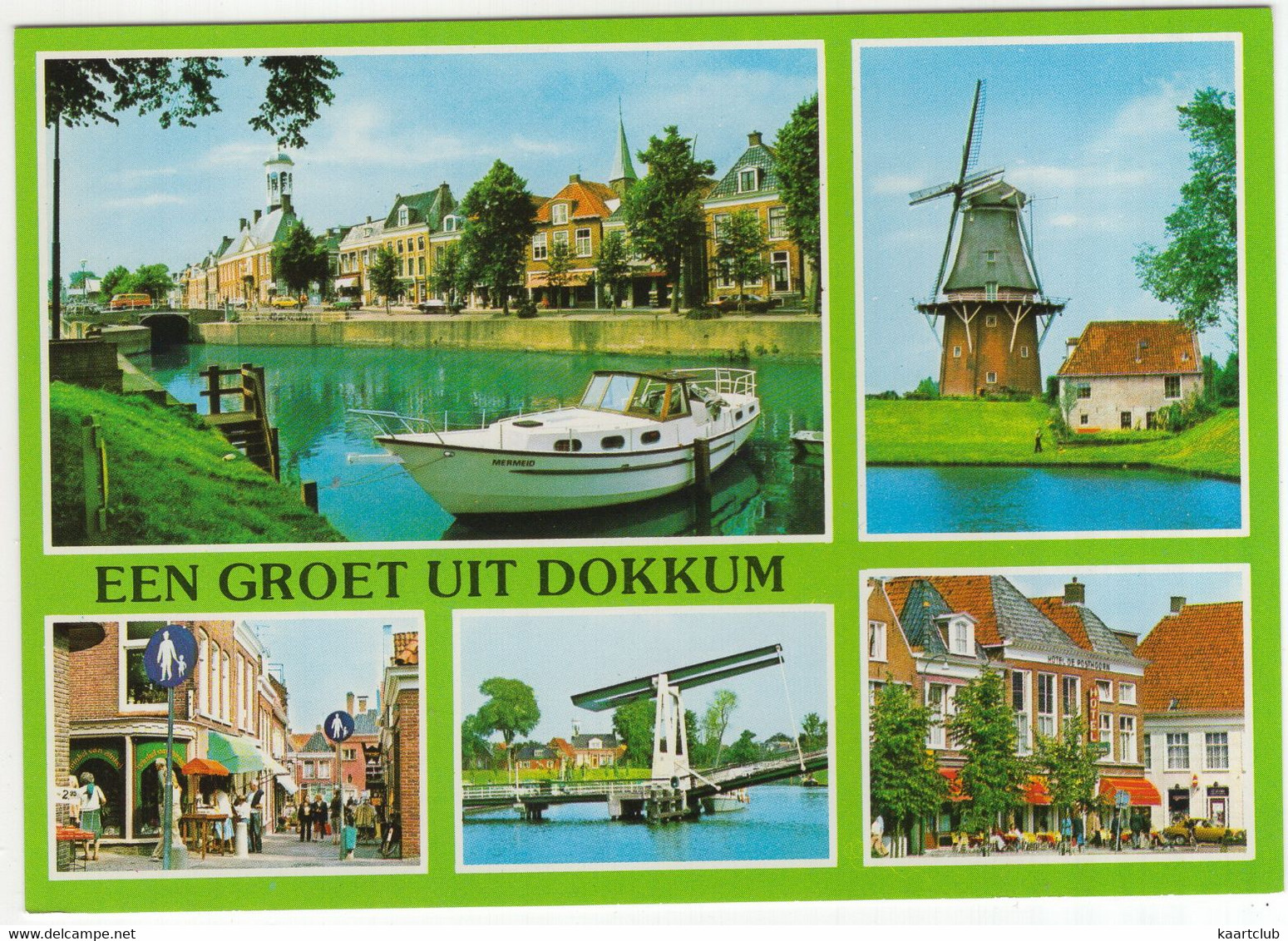 Een Groet Uit Dokkum - (Friesland, Nederland/Holland) - Nr. L 6494 - O.a Molen/Moulin - Dokkum