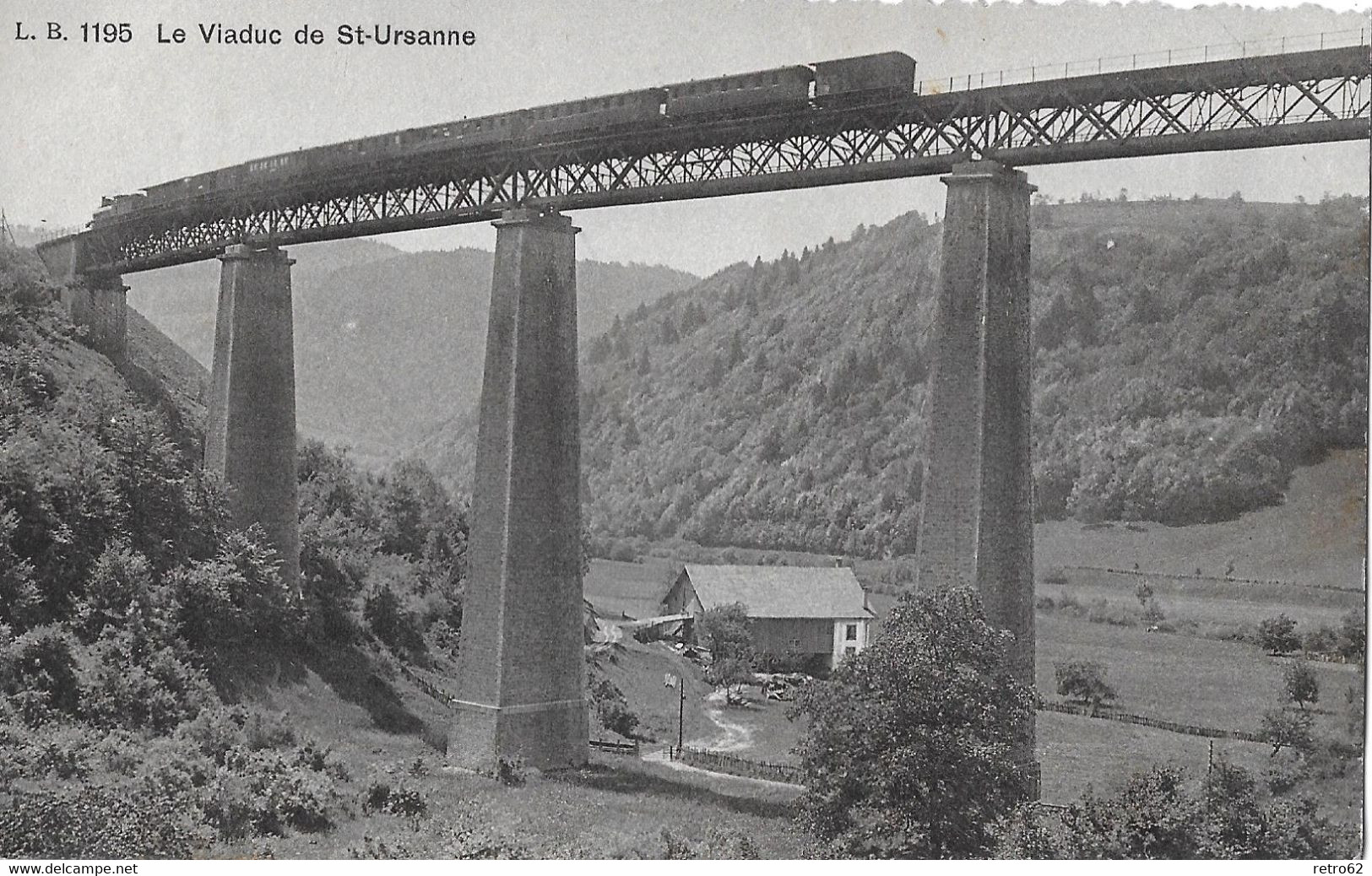 ST.URSANNE → Le Viaduc Avec Train, Ca.1910 - Saint-Ursanne