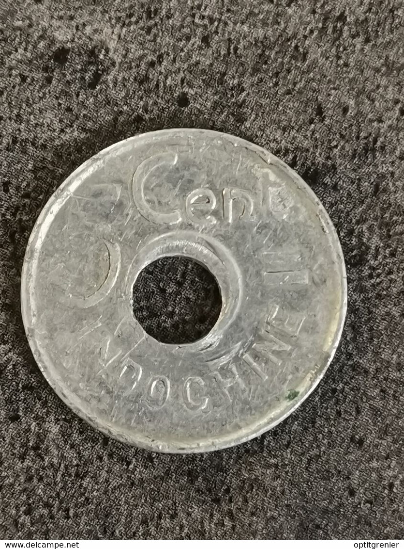 5 Centimes Cents 1943 Indochine Colonie France - Andere - Azië