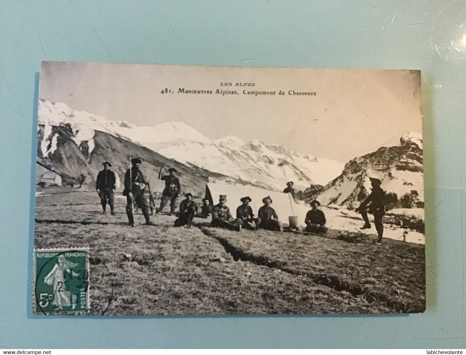 Manœuvres Alpines. Campement De Chasseurs - Manoeuvres