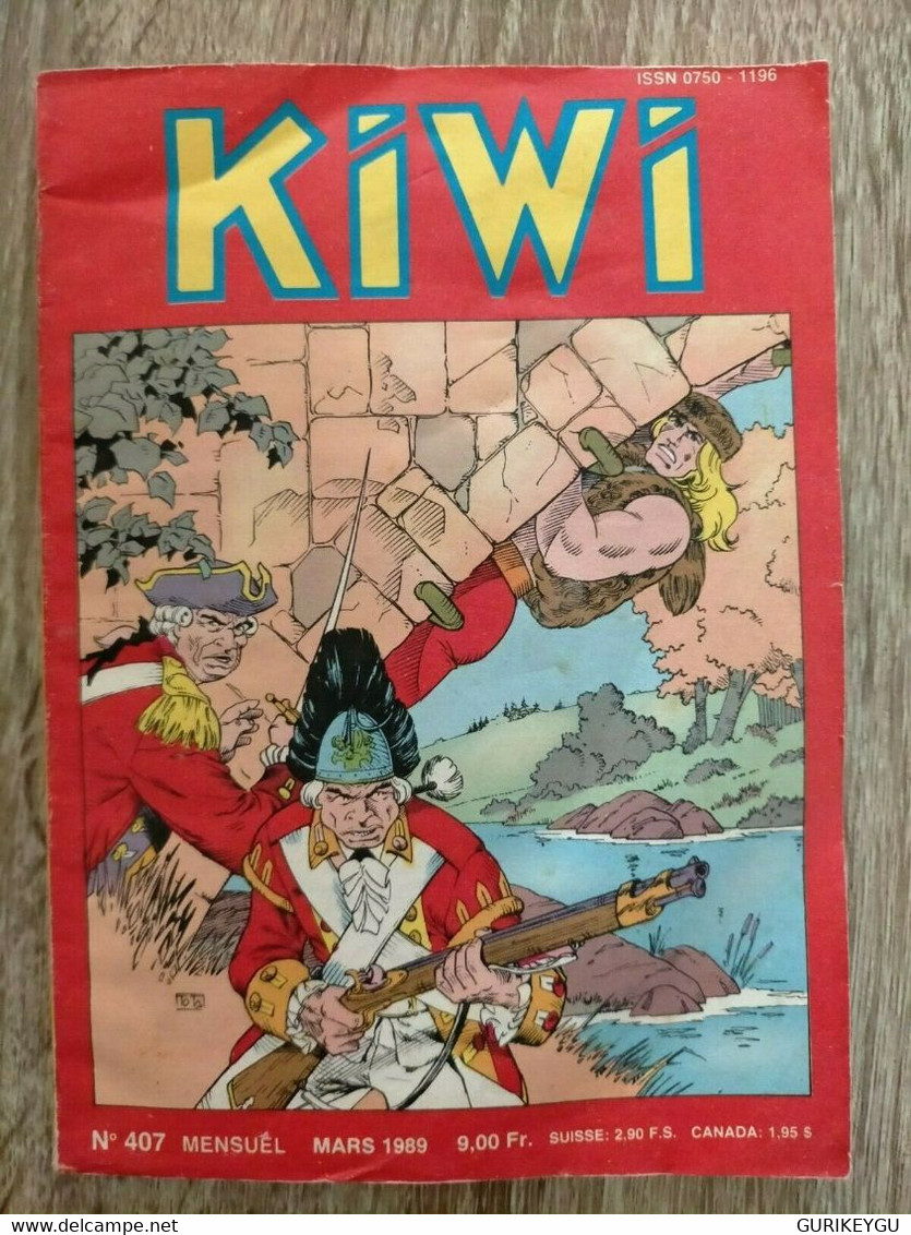 Bd KIWI N° 407 Blek Le Roc 10/05/1989 Semic - Lug & Semic