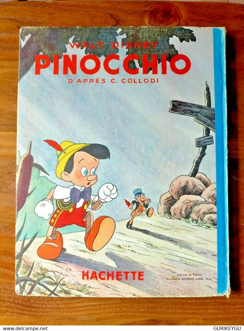 PINOCCHIO  WALT DISNEY  Hachette 1950 COLLODI - Lug & Semic