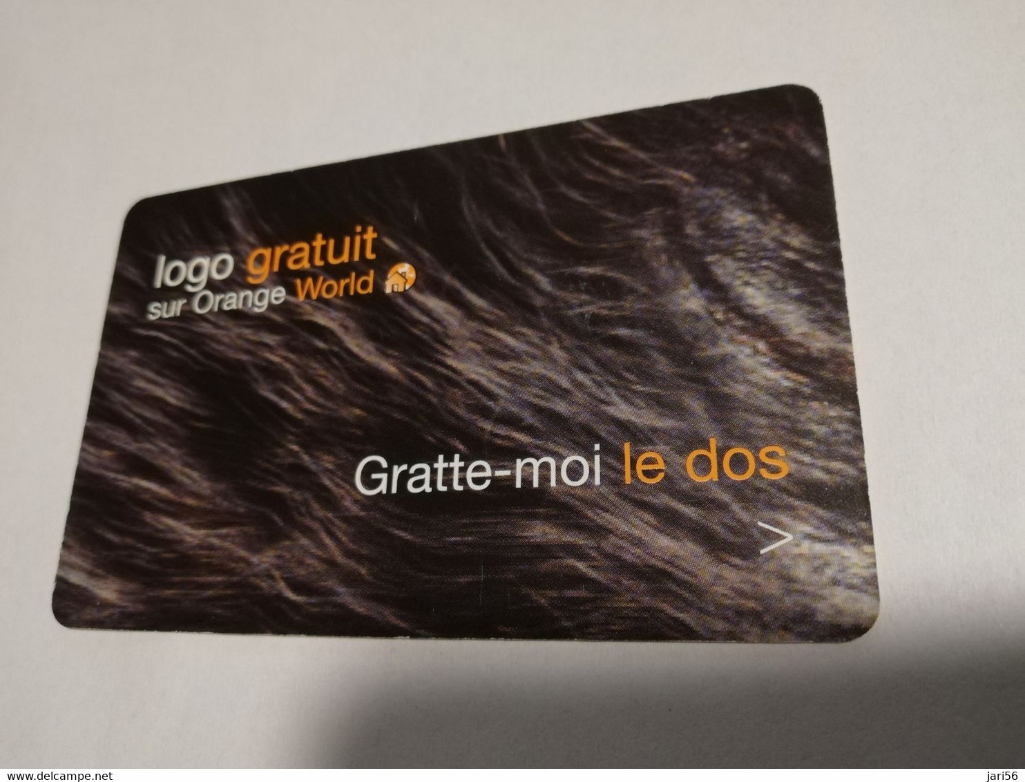 FRANCE/FRANKRIJK   ORANGE  LOGO GRATUIT GRATTE-MOI LE DOS  - LA MOBICARTE /RECHARGE  KING/K  PREPAID  MINT     ** 6642** - Voorafbetaalde Kaarten: Gsm