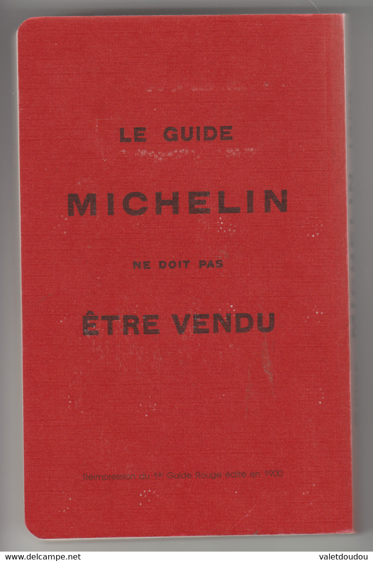 Guide Michelin Réédition De 1900 - Michelin (guides)