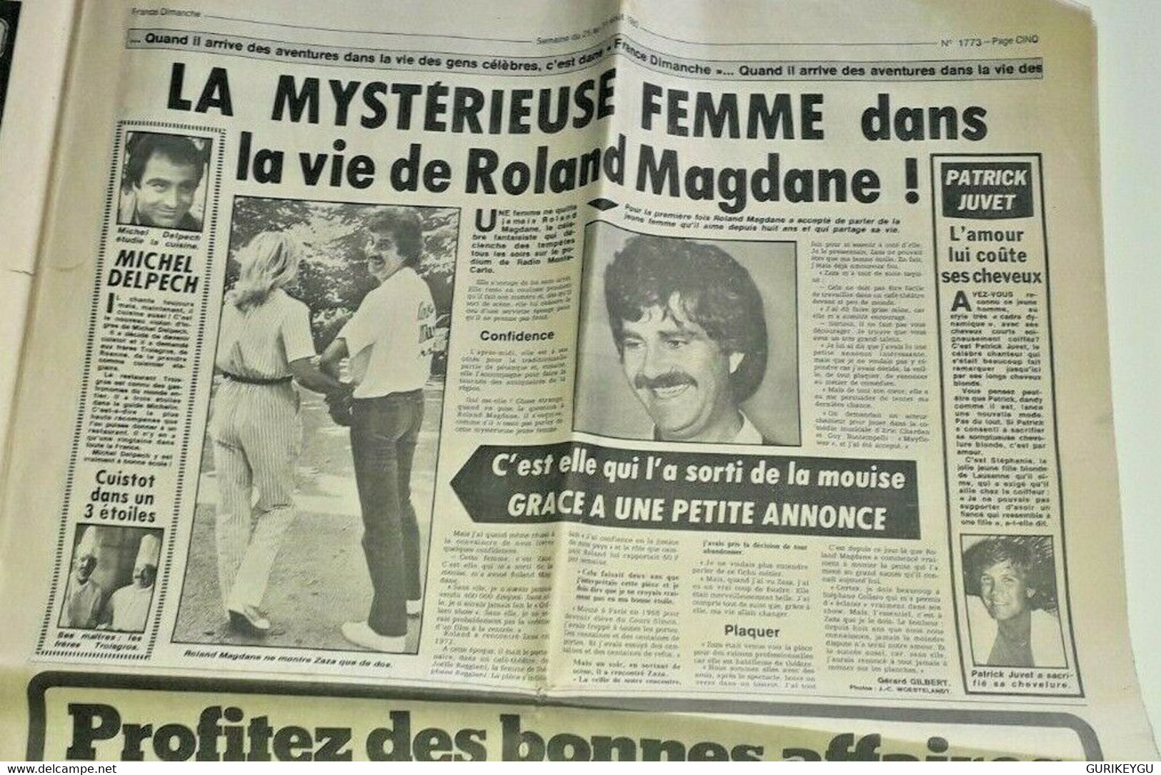 France Dimanche N° 1773 JOE DASSIN  Dalida De 1980 - Lug & Semic