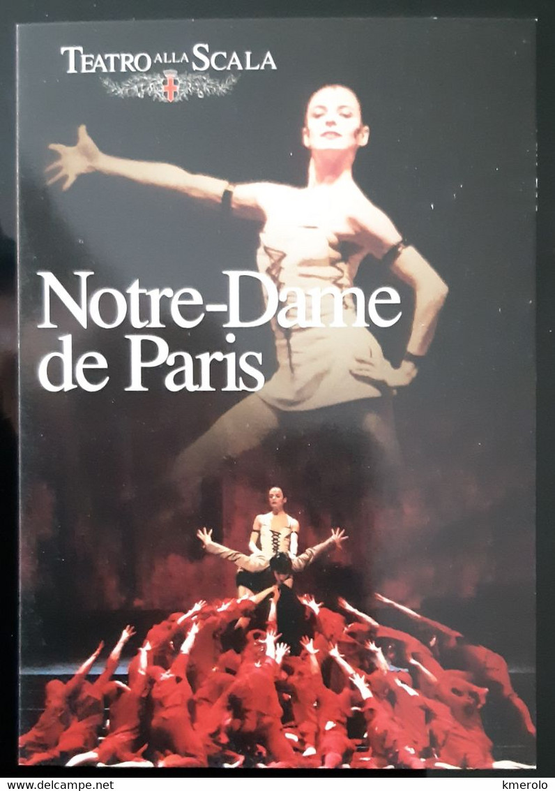 Notre Dame De Paris Opera LA SCALA Carte Postale - Publicité